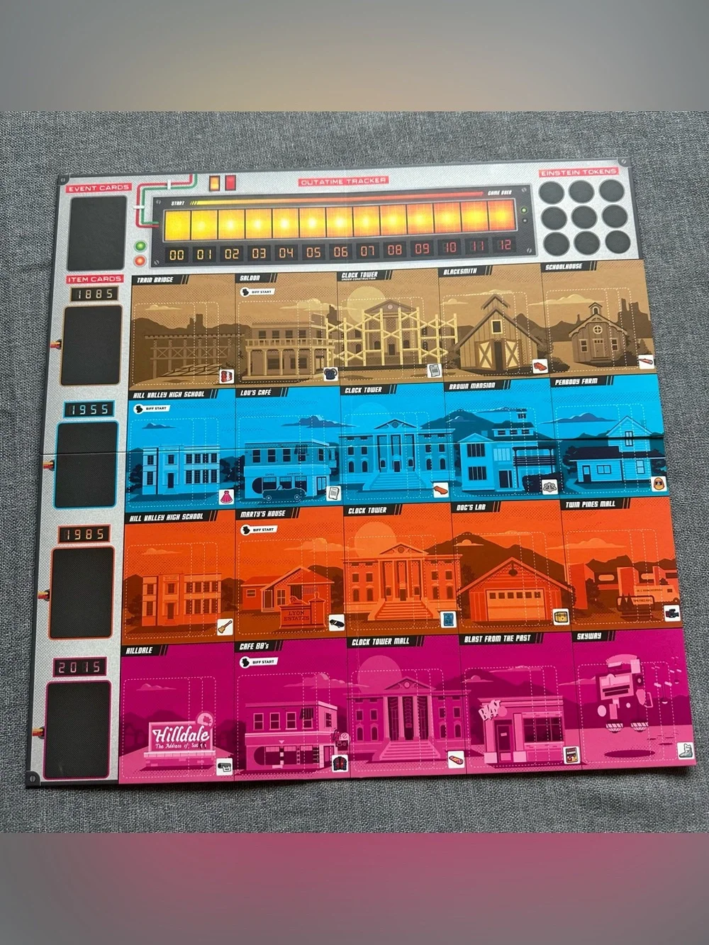 Back To the Future Dice Through Time Board Game